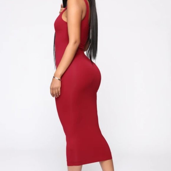 Fashion Nova | Dresses | Your Needs Met Dress Red | Poshmark